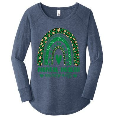 Wear Green Tal Health Matters Tal Health Awareness Gift Women's Perfect Tri Tunic Long Sleeve Shirt