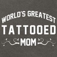 World'S Greatest Tattooed Mom Cotton Canvas Backpack