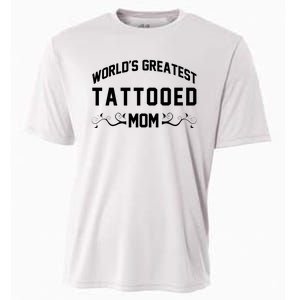 World'S Greatest Tattooed Mom Cooling Performance Crew T-Shirt