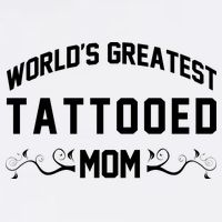 World'S Greatest Tattooed Mom Tall T-Shirt