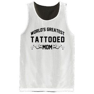 World'S Greatest Tattooed Mom Mesh Reversible Basketball Jersey Tank