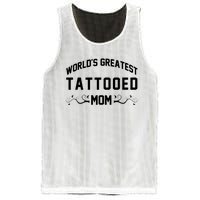 World'S Greatest Tattooed Mom Mesh Reversible Basketball Jersey Tank