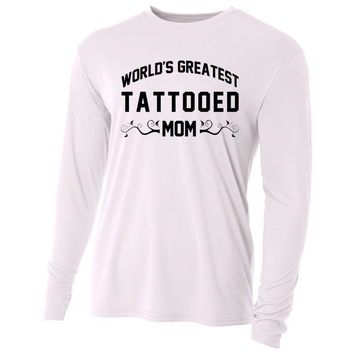 World'S Greatest Tattooed Mom Cooling Performance Long Sleeve Crew