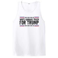 White Garbage Trash For Trump Vote Trump For President 2024 PosiCharge Competitor Tank