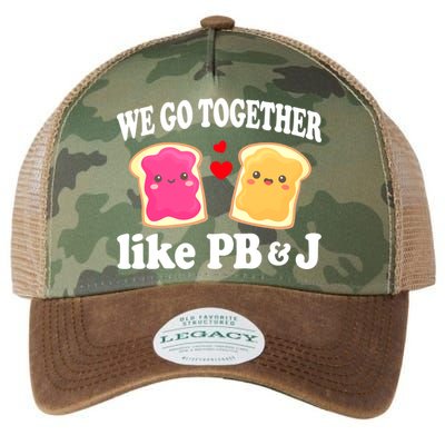 We Go Together Like PB & J - Peanut Butter and Jelly Legacy Tie Dye Trucker Hat