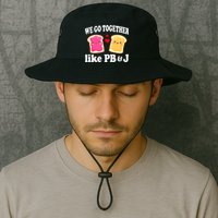 We Go Together Like PB & J - Peanut Butter and Jelly Bucket Hat