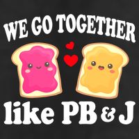We Go Together Like PB & J - Peanut Butter and Jelly 15oz Campfire Ceramic Mug