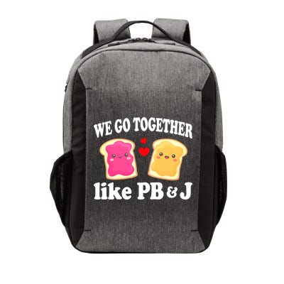 We Go Together Like PB & J - Peanut Butter and Jelly Vector Backpack