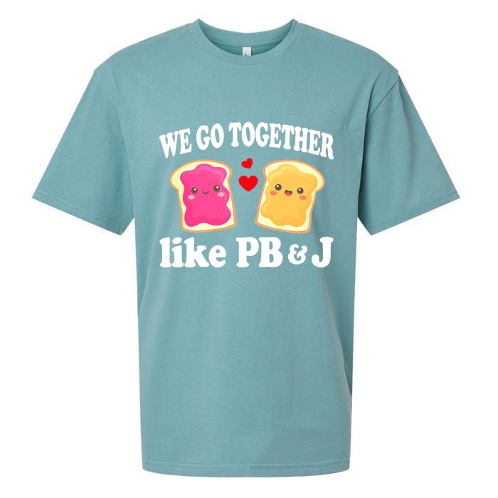 We Go Together Like PB & J - Peanut Butter and Jelly Sueded Cloud Jersey T-Shirt