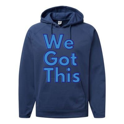 We Got This Gift Performance Fleece Hoodie