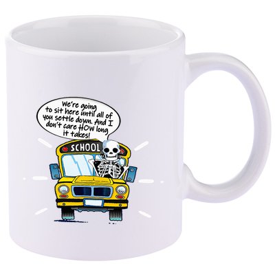 WeRe Going To Sit Here Until All Of You Settle Down 11oz C Handle Ceramic Mug