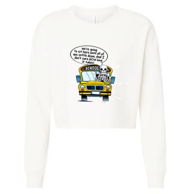 WeRe Going To Sit Here Until All Of You Settle Down Cropped Pullover Crew