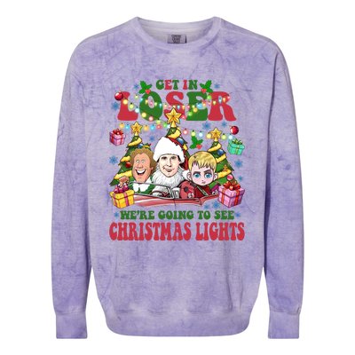 We’Re Going To See Christmas Lights Movie Comedy Friends Xmas Kevin Colorblast Crewneck Sweatshirt