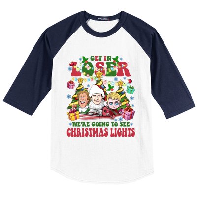 We’Re Going To See Christmas Lights Movie Comedy Friends Xmas Kevin Baseball Sleeve Shirt