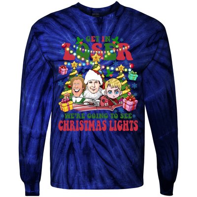 We’Re Going To See Christmas Lights Movie Comedy Friends Xmas Kevin Tie-Dye Long Sleeve Shirt