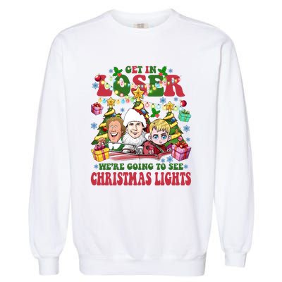 We’Re Going To See Christmas Lights Movie Comedy Friends Xmas Kevin Garment-Dyed Sweatshirt