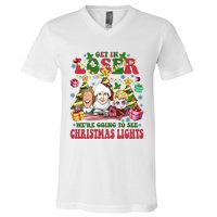 We’Re Going To See Christmas Lights Movie Comedy Friends Xmas Kevin V-Neck T-Shirt