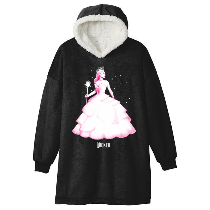 Wicked Glinda Tonal Pose Hooded Wearable Blanket