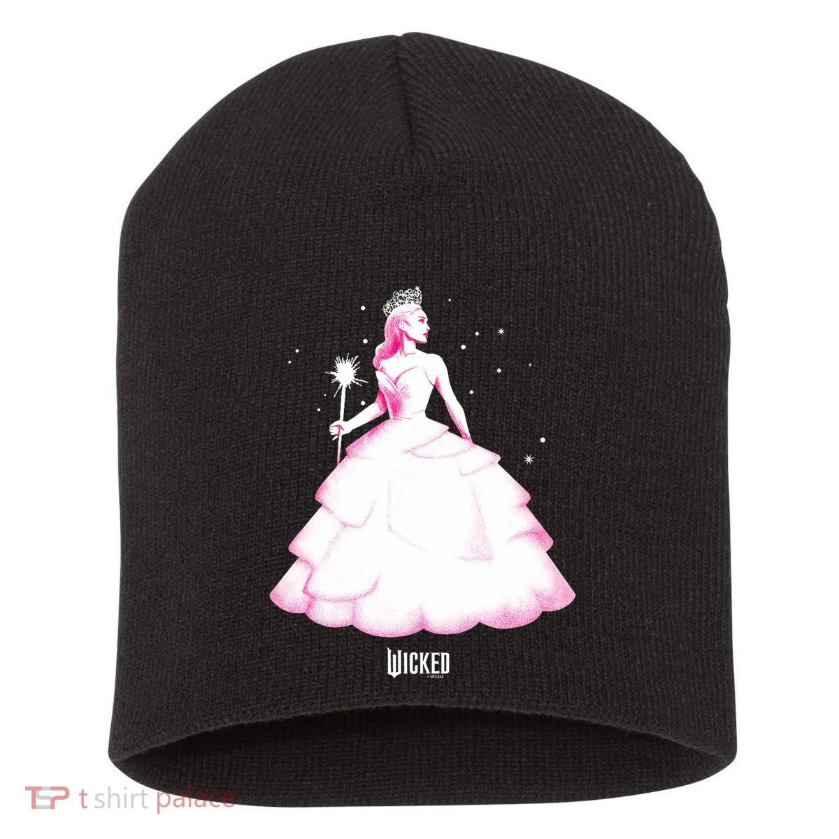 Wicked Glinda Tonal Pose Short Acrylic Beanie