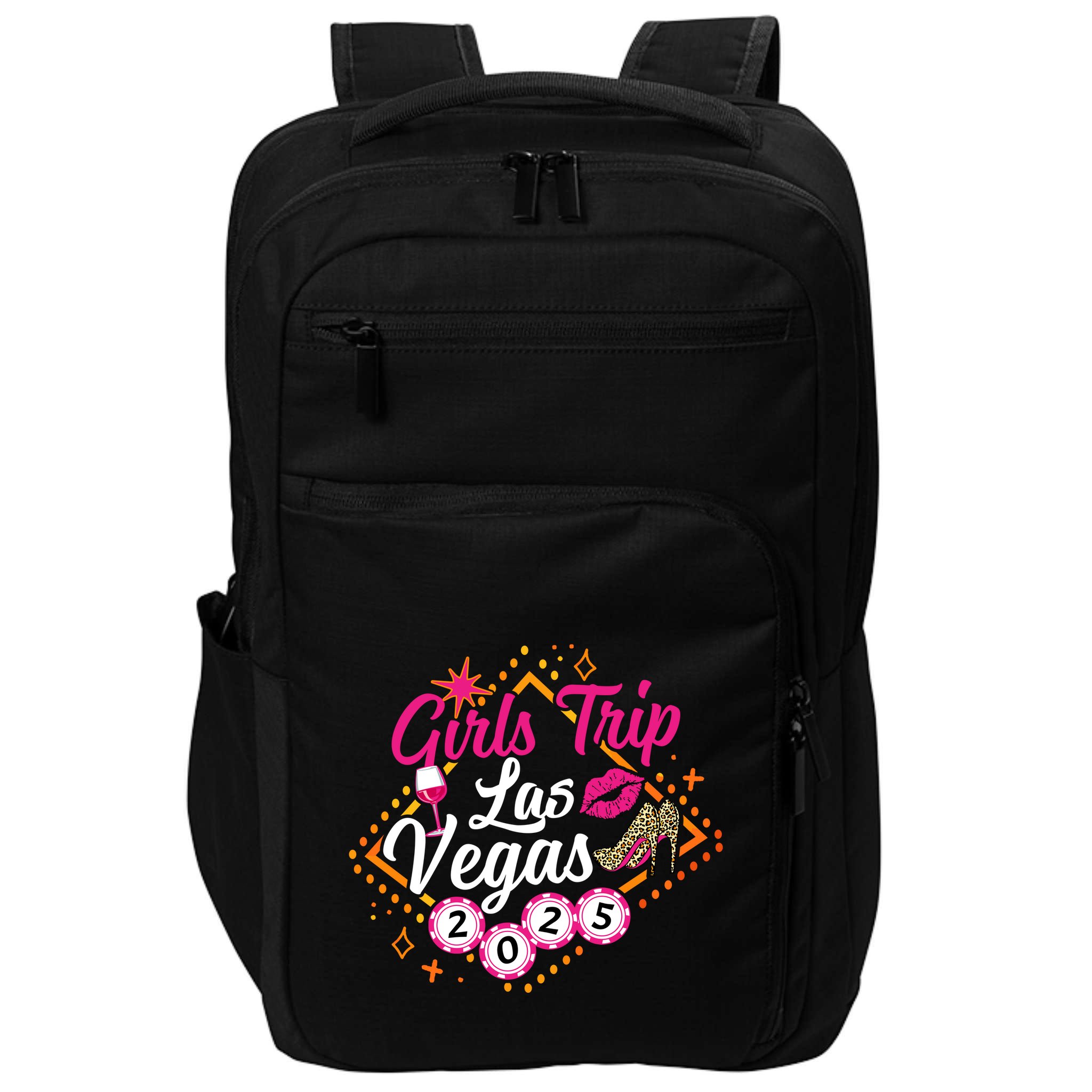 Wo Girl Trip Vegas 2025 Girl Weekend Friends Matching Impact Tech Backpack