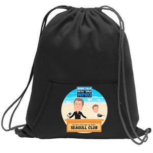 Wpro Gene The News With Gene Valicenti Seagull Club Sweatshirt Cinch Pack Bag