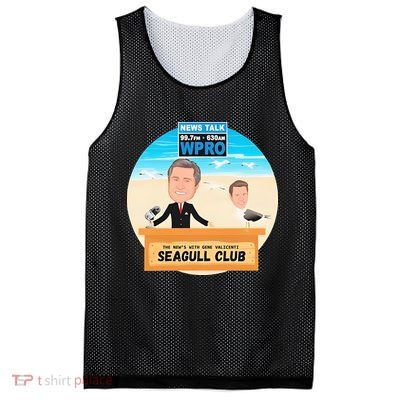 Wpro Gene The News With Gene Valicenti Seagull Club Mesh Reversible Basketball Jersey Tank