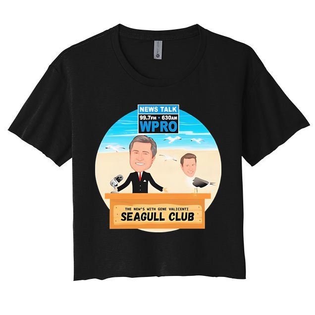 Wpro Gene The News With Gene Valicenti Seagull Club Crop Top