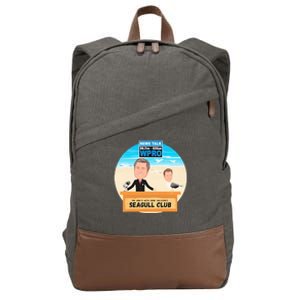 Wpro Gene The News With Gene Valicenti Seagull Club Cotton Canvas Backpack