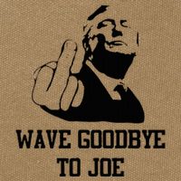 Wave Goodbye To Joe American Flag Cotton Canvas Backpack