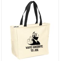 Wave Goodbye To Joe American Flag Zip Tote Bag