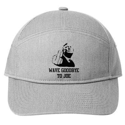 Wave Goodbye To Joe American Flag 7-Panel Snapback Hat