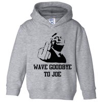 Wave Goodbye To Joe American Flag Toddler Hoodie
