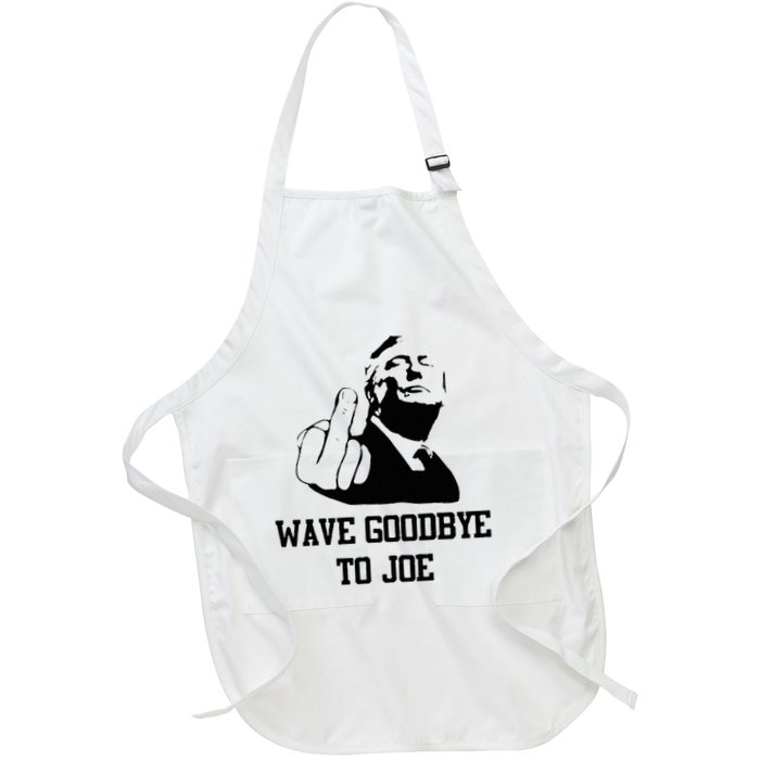 Wave Goodbye To Joe American Flag Apron