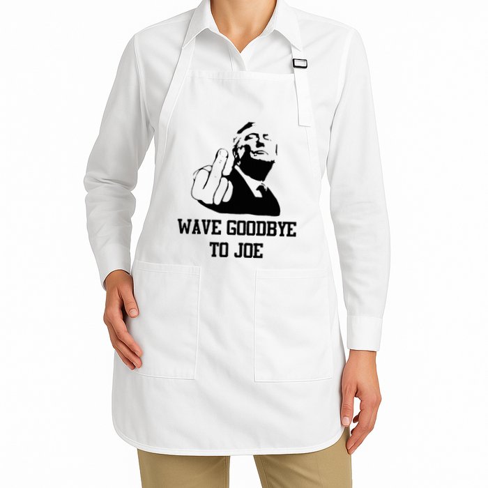 Wave Goodbye To Joe American Flag Apron