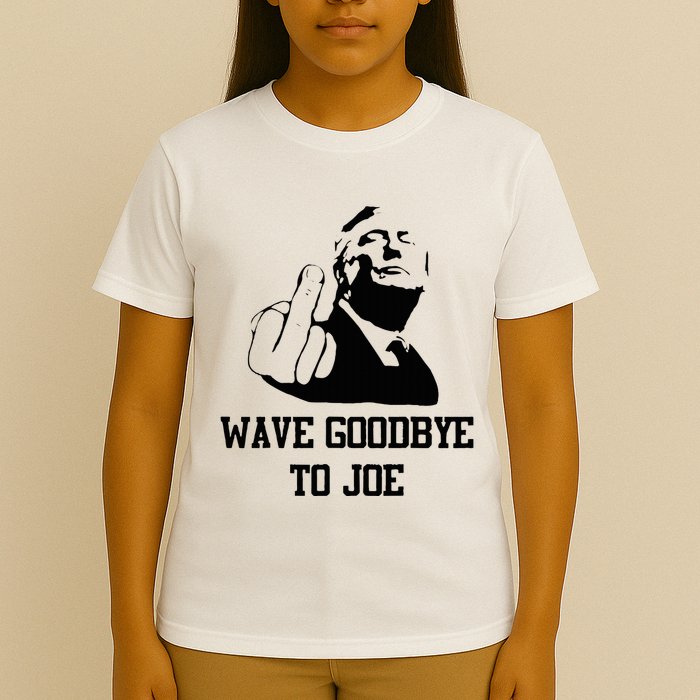 Wave Goodbye To Joe American Flag T-Shirt