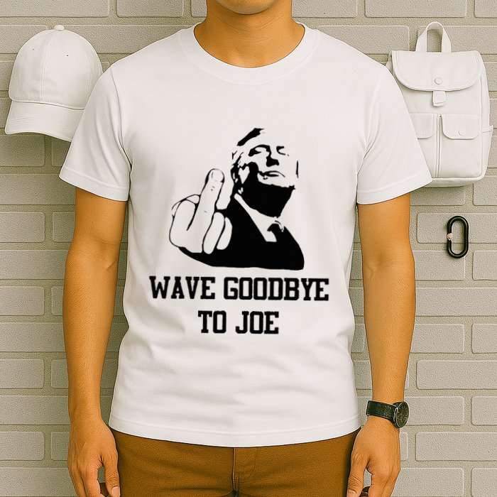 Wave Goodbye To Joe American Flag T-Shirt