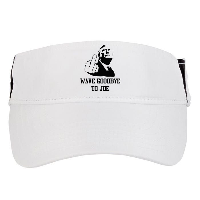 Wave Goodbye To Joe American Flag Adult Drive Performance Visor