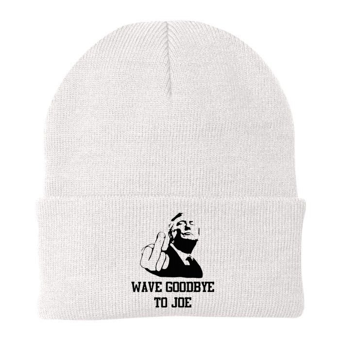 Wave Goodbye To Joe American Flag Knit Cap Winter Beanie