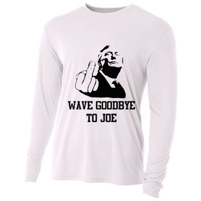 Wave Goodbye To Joe American Flag Cooling Performance Long Sleeve Crew