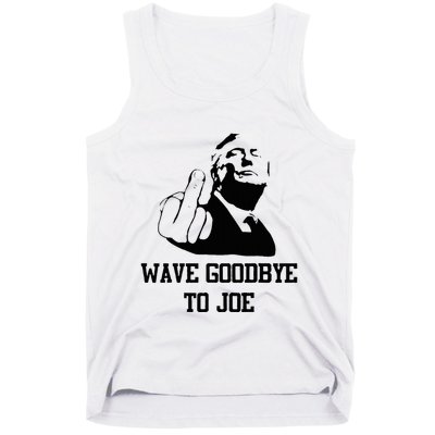 Wave Goodbye To Joe American Flag Tank Top
