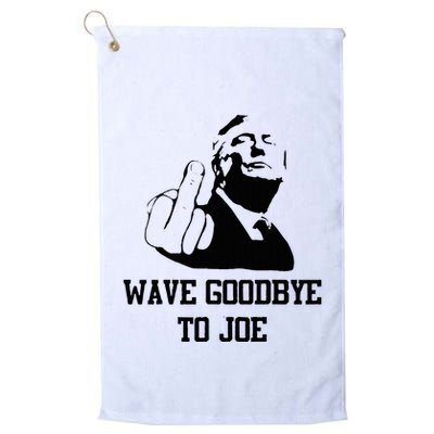 Wave Goodbye To Joe American Flag Golf Towel