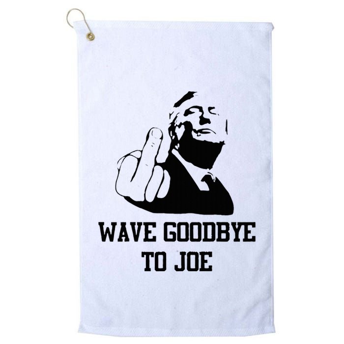 Wave Goodbye To Joe American Flag Golf Towel