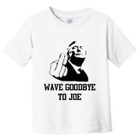 Wave Goodbye To Joe American Flag Toddler T-Shirt