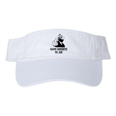 Wave Goodbye To Joe American Flag Valucap Bio-Washed Visor