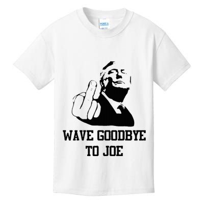 Wave Goodbye To Joe American Flag Kids T-Shirt