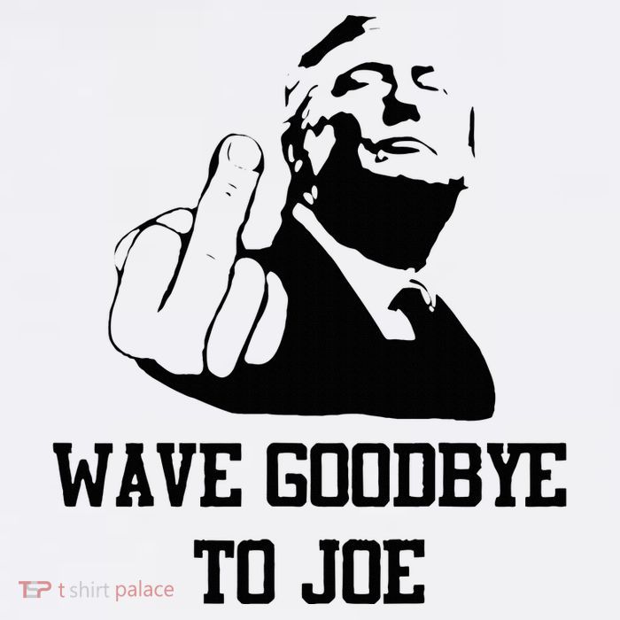 Wave Goodbye To Joe American Flag Kids T-Shirt