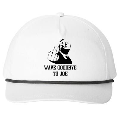 Wave Goodbye To Joe American Flag Snapback Five-Panel Rope Hat