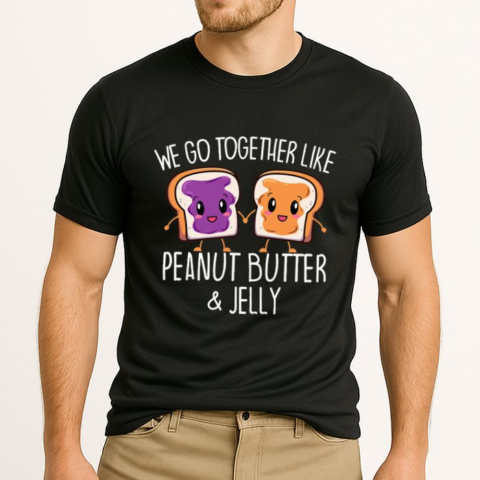 We Go Together Like Peanut Butter & Jelly Couple Cooling Performance Crew T-Shirt