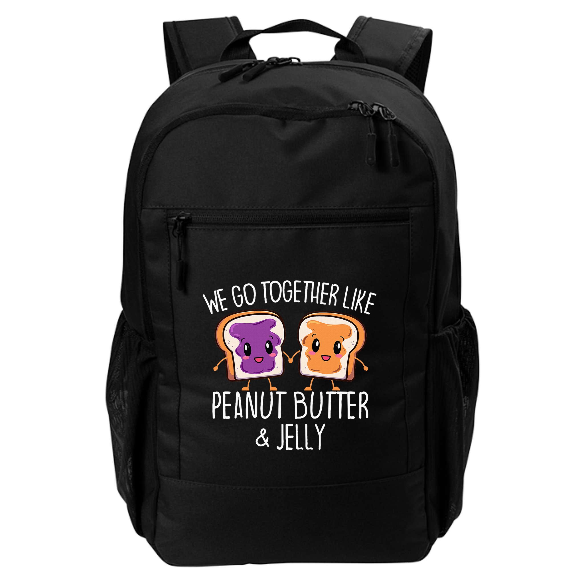 We Go Together Like Peanut Butter & Jelly Couple Backpack