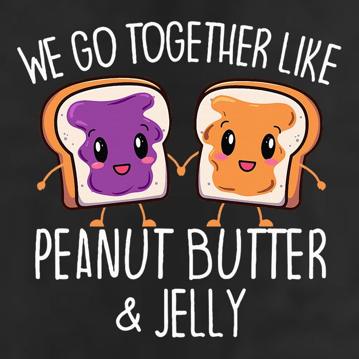 We Go Together Like Peanut Butter & Jelly Couple Adult Drive Performance Visor